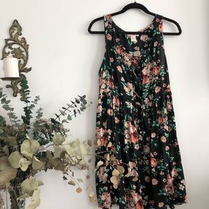 Band of Gypsies black floral dress